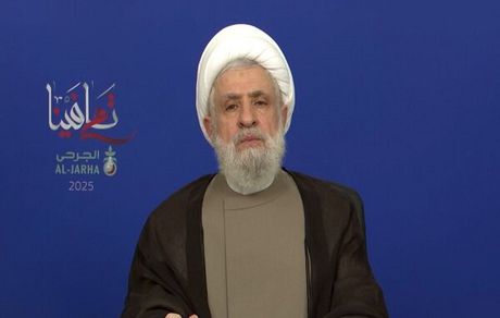 پیام تسلیت شیخ نعیم قاسم به مناسبت شهادت فرمانده ستاد ارتش یمن
