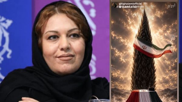 حمله به گیتی قاسمی پس از خداحافظی‌اش با رهبر شهید و پاسخ قاطع او